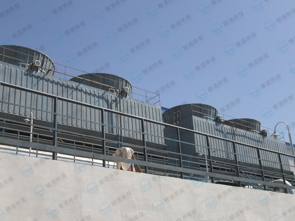 Industrial combination of steel flow countercurrent turbid water square tower