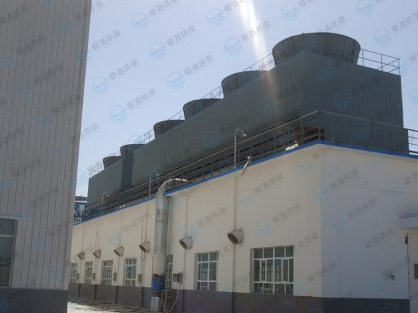 Combined steel structure industrial countercurrent square tower