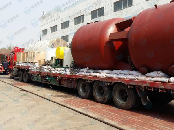 Sewage treatment equipment delivery
