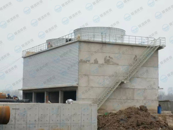 Steel structure cooling tower